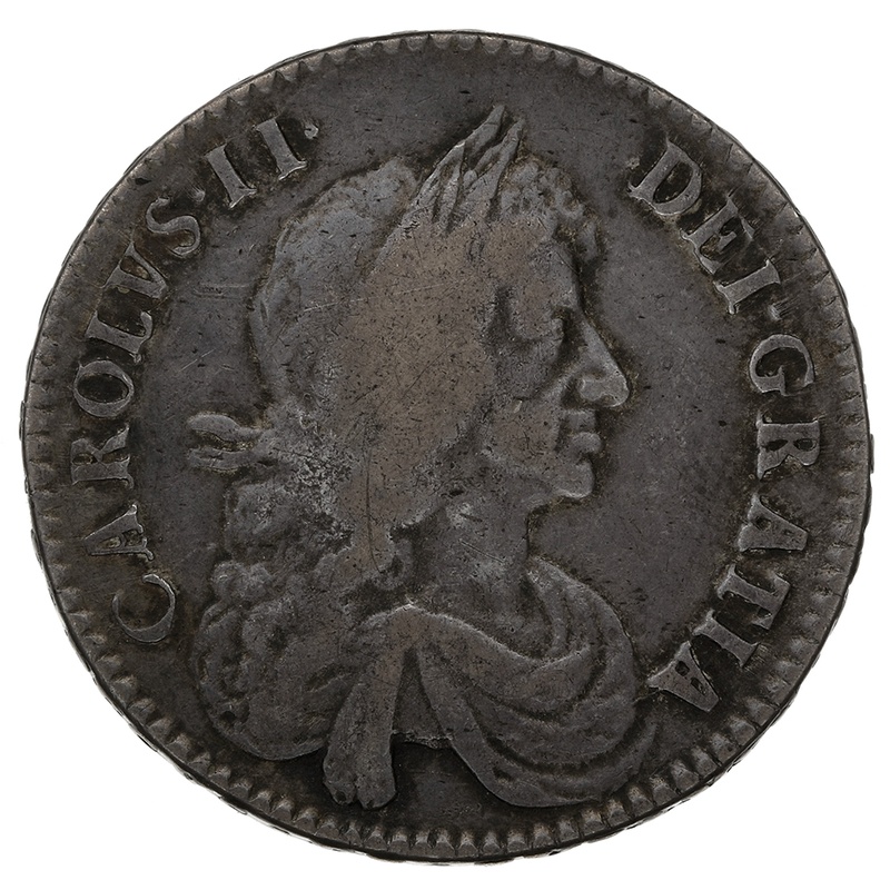 1671 Charles II Halfcrown