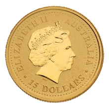 1999 1/10oz Australian Kangaroo Gold Nugget Coin