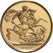 2016 Gold Sovereign Brilliant Uncirculated