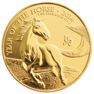 2014 Year of the Horse Gold Coin 1oz Royal Mint Lunar Series