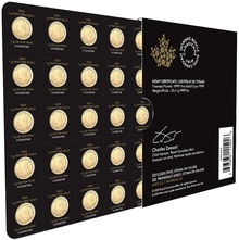 2024 MapleGram 25 x 1g Gold Coins