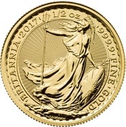 2017 1/2oz Gold Britannia Coin