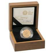 2011 Proof Gold Half Sovereign Boxed