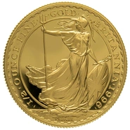1996 Proof 1/2oz Gold Britannia Coin
