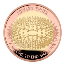 2023 Proof £2 Gold Coin Edward Jenner Boxed