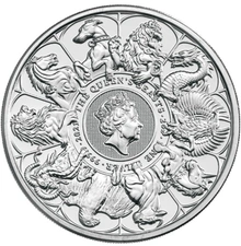 2021 2oz Queen's Beasts Completer Silver Coin