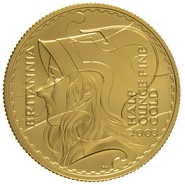 2003 Proof 1/2oz Gold Britannia Coin