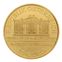 2022 1/4oz Austrian Gold Philharmonic Coin