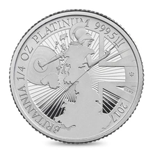 2017 Proof 1/4 Platinum Britannia Boxed