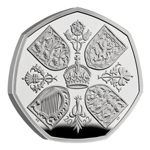 2022 Proof 50p Silver Coin Her Majesty Queen Elizabeth II Memorial Boxed