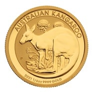 2021 1/4oz Australian Kangaroo Gold Nugget Coin