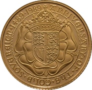 1989 Gold Half Sovereign Elizabeth II Proof