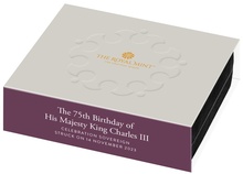 2023 75th Birthday of King Charles Struck on the Day Gold Sovereign Boxed