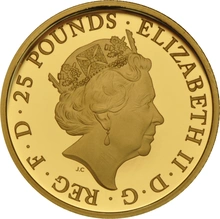 2017 1/4oz Proof Lion of England Gold Coin Queen's Beasts