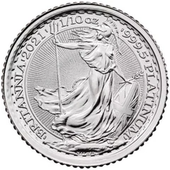 2021 1/10oz Platinum Britannia Coin