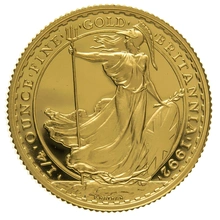 1992 Proof 1/4oz Gold Britannia Coin