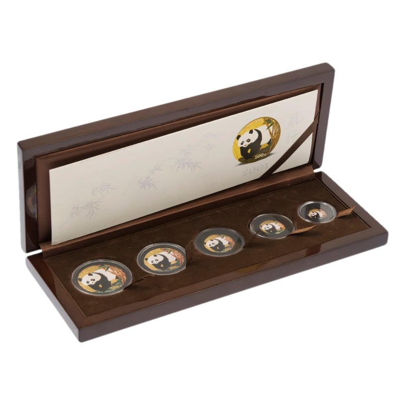 2001 Gold panda Premium Set