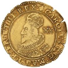 1625 Charles I Unite Gold Coin