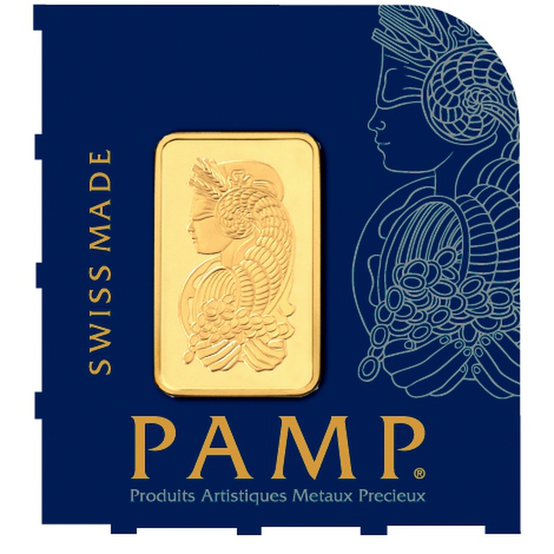 PAMP 1 Gram Gold Bar Multicard