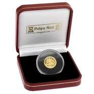 2009 Piedfort 1/10th (1/5oz) Isle of Man Angel Gold Coin Boxed