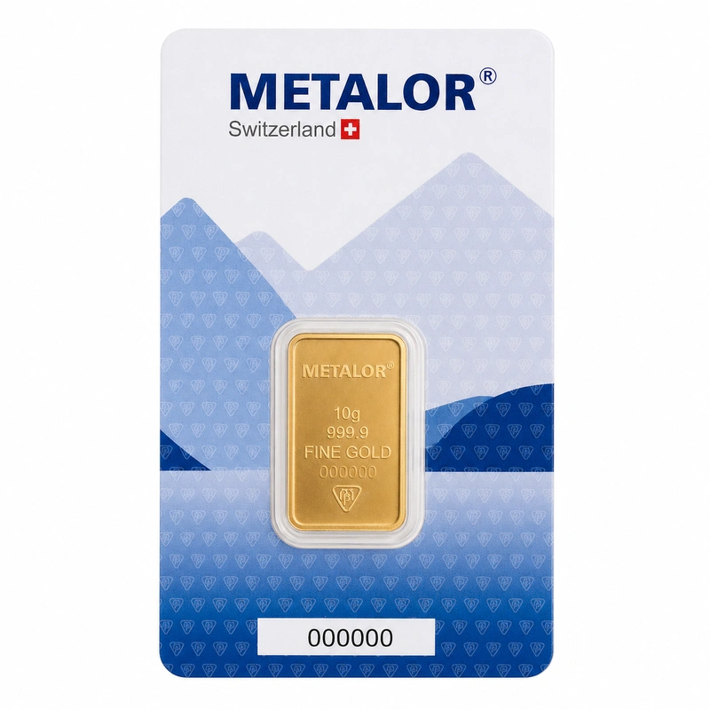 10g Gold Bar Metalor