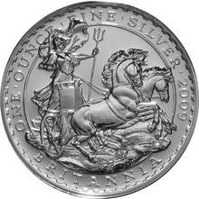 Second Hand 1oz Silver Britannias .958