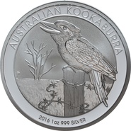 2016 1oz Silver Kookaburra