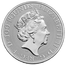 2023 Yale of Beaufort Platinum Coin Tudor Beasts 1oz