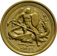 Piedfort 1/10th (1/5th) Ounce 2009 Angel Gold Coin