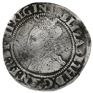 1560-1561 Silver Sixpence Coin Elizabeth I Martlet