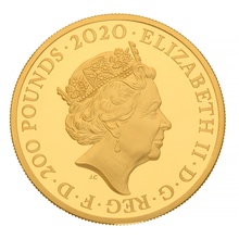 2020 Proof 2oz James Bond 007 Gold Coin Pay Attention 007 Boxed