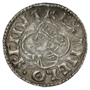 1016-1035 Cnut Silver Penny Hammered Quatrefoil Type Dover Goodman