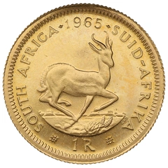 1965 R1 Gold Coin 1 Rand South Africa