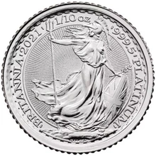 2021 1/10oz Platinum Britannia Coin