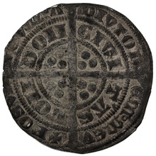 1369-1377 Silver Groat Fourpence Coin Edward III Post Treaty