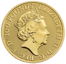 2021 Queen's Beasts Completer Gold Coin 1oz PCGS MS69