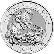 2021 Royal Mint Valiant Silver Coin 1oz