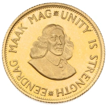 1969 R2 Gold Coin 2 Rand South Africa