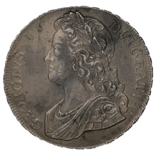1741 Silver Crown Coin George II D. QVARTO