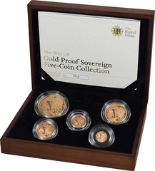 Five Coin Proof Sovereign Sets