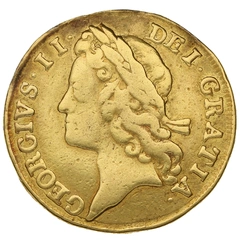 1733 Gold Guinea Coin George II