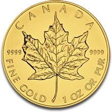 2012 Canadian Maple Leaf Gold Coin 1oz
