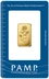10g Gold Bar PAMP Rosa Minted