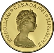 Canada Proof $100 Gold Coin