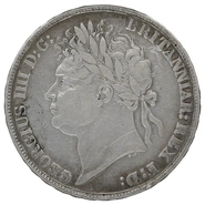 1822 Silver Crown Coin George IV