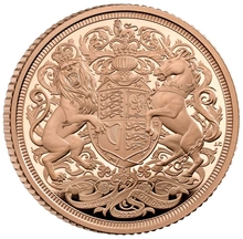 2022 Proof Gold Sovereign 5 Coin Set Queen Elizabeth II Memorial Sovereign Boxed