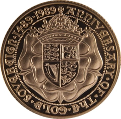 1989 Proof Gold Sovereign Coin Elizabeth II