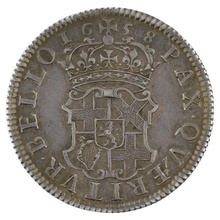 1658 Silver Shilling Coin Cromwell