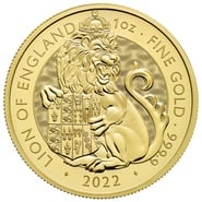 2022 Lion of England Gold Coin Tudor Beasts 1oz