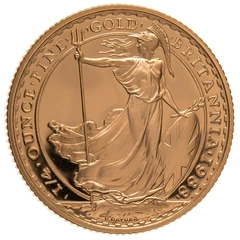 1988 Proof 1/4oz Gold Britannia Coin